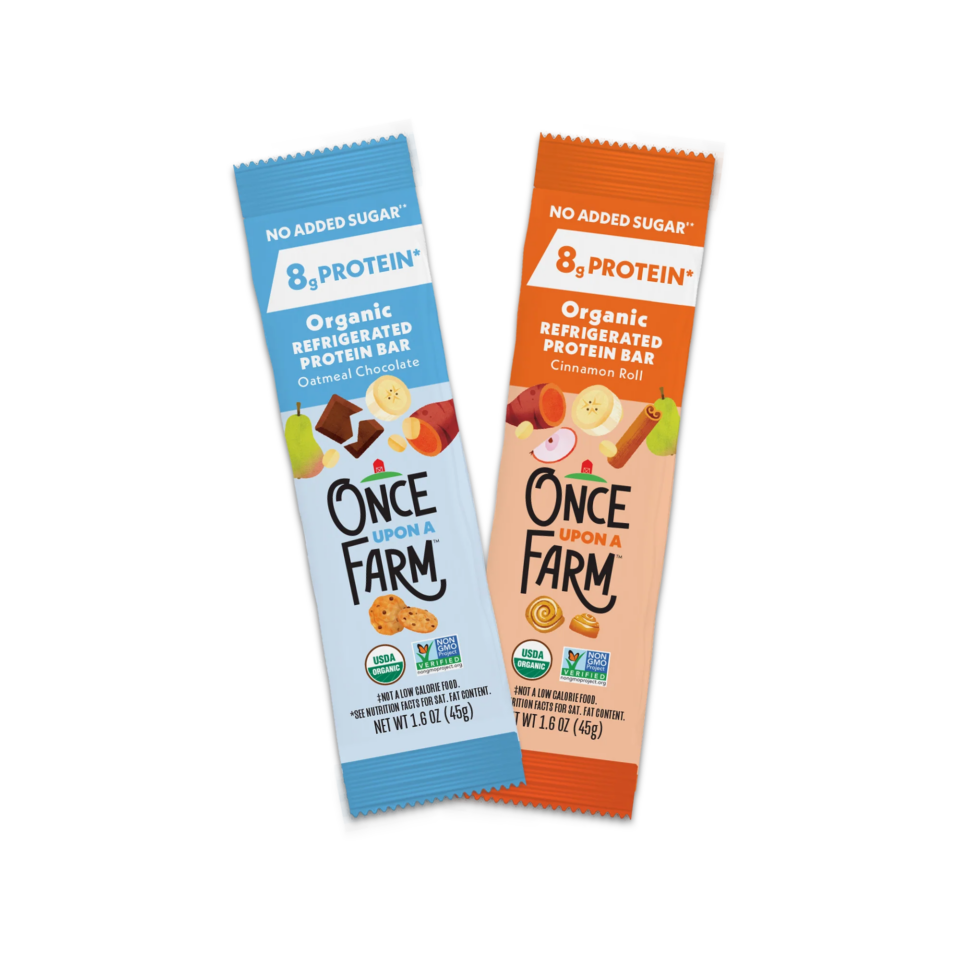 Once Upon a Farm debuts protein bars