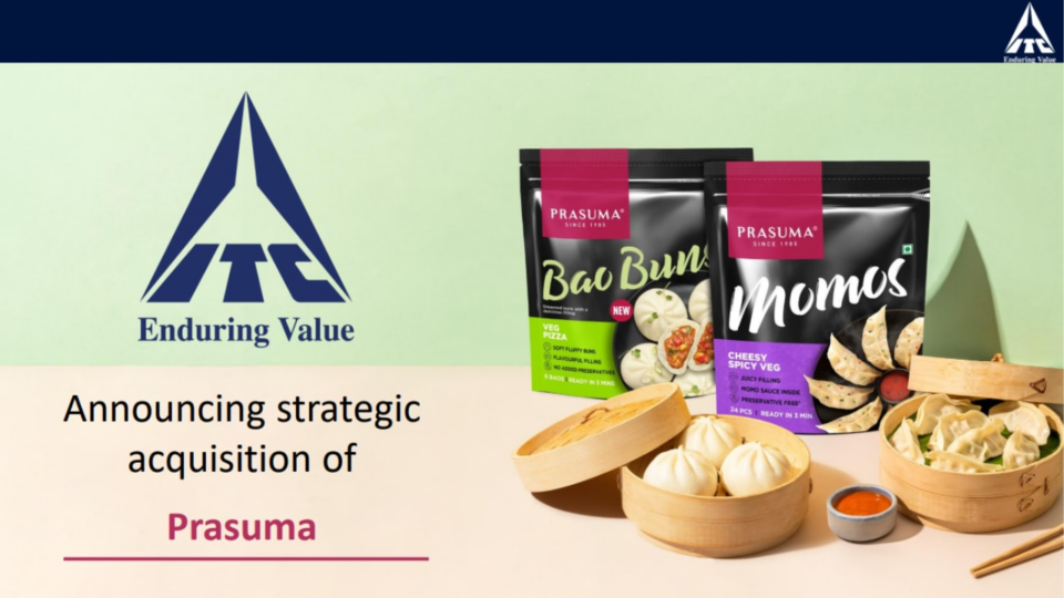 ITC to acquire Prasuma; building a full stack Frozen, Chilled and Ready to Cook Foods Portfolio